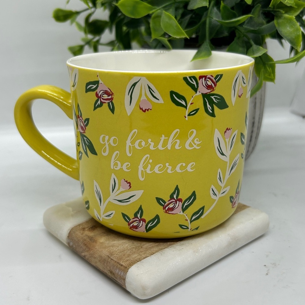 Opalhouse Yellow Floral 14 Oz. Mug
NWOT.
